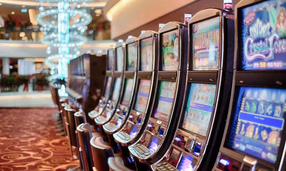 Colourful slot machines representing the Gempak99 slot providers